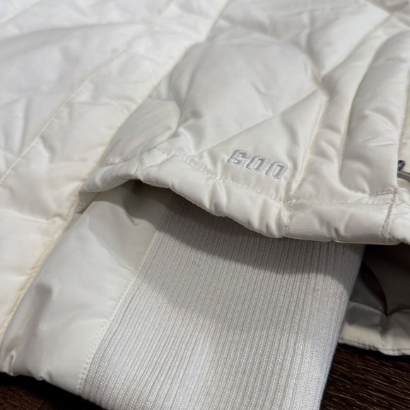 The North Face White Insulated Puffer Vest with Faux Fur Hood – Women’s Small - Picture 5 of 7